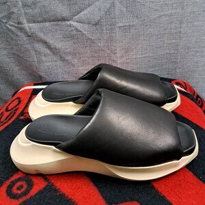 %Rick Owens Geth Puffer Slide Mainline Sandals Size 41 Women US 11 ( D4 )